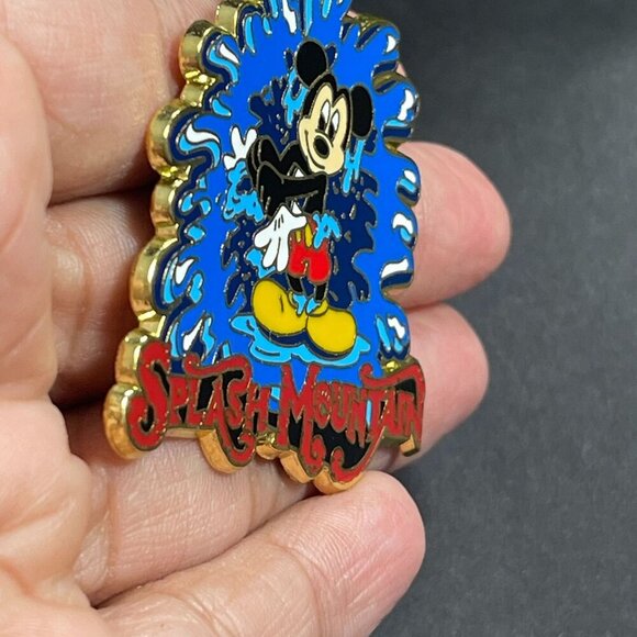 Disney Splash Mountain Trading Pin Mickey Mouse Lapel Pin Brooch Badge Jewelry - Picture 7 of 10